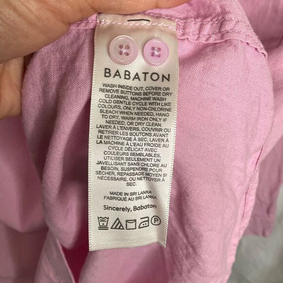 Babaton Linen Blend Button Down Shirt - Picture 4 of 5